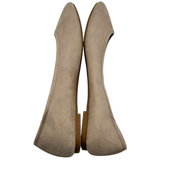 Old Navy Women's Blush Faux-Suede Pointy Ballet Flats Size‎ 10 - Picture 9 of 11
